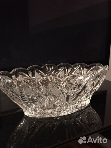 Хрустальная ваза времен СССР