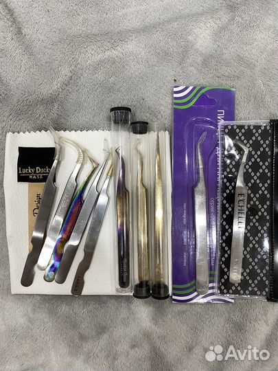 Пинцет для наращивания ресниц