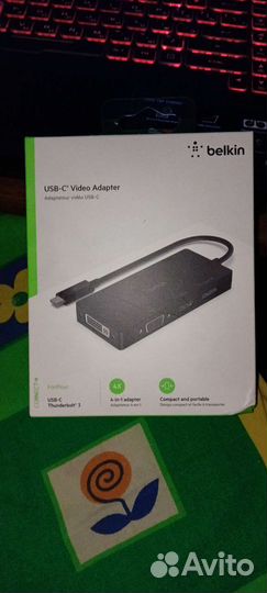 Адаптер Belkin Video Adapter USB-C Black
