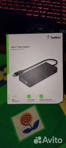 Адаптер Belkin Video Adapter USB-C Black