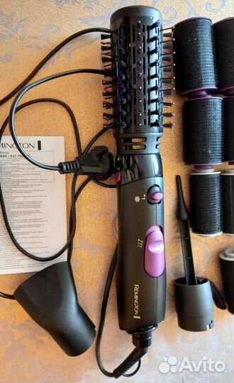 Стайлер, фен-щётка Remington (с бигуди)