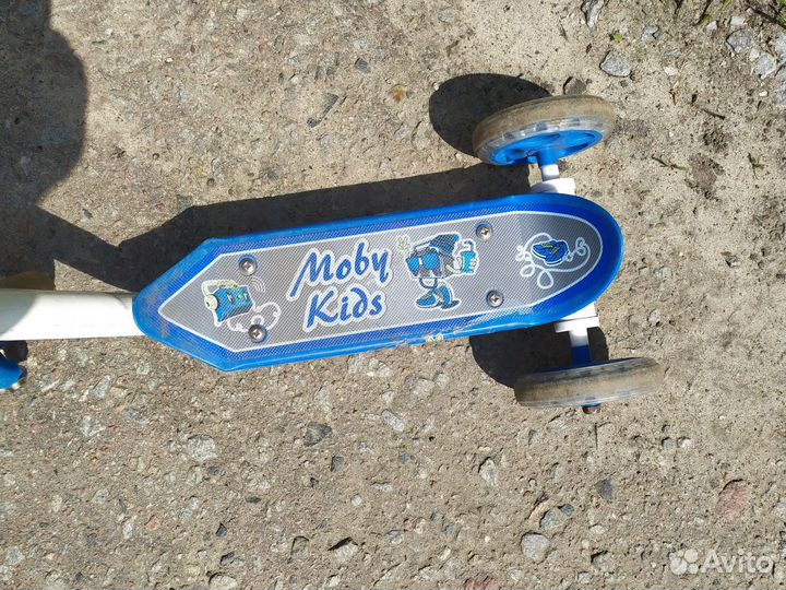 Самокат детский с корзиной