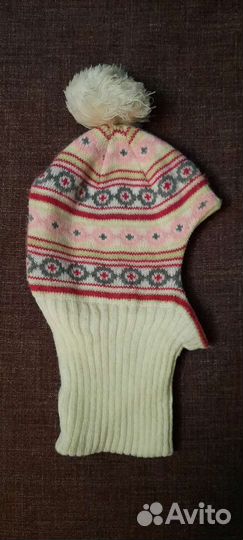 Шапка шлем для девочки