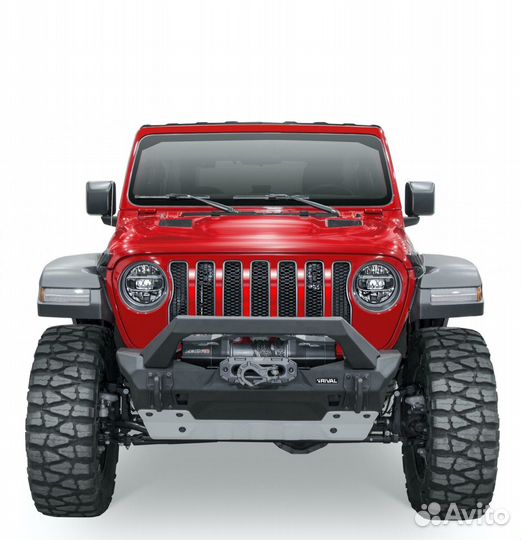 Силовой бампер передний rival Wrangler JK,JL