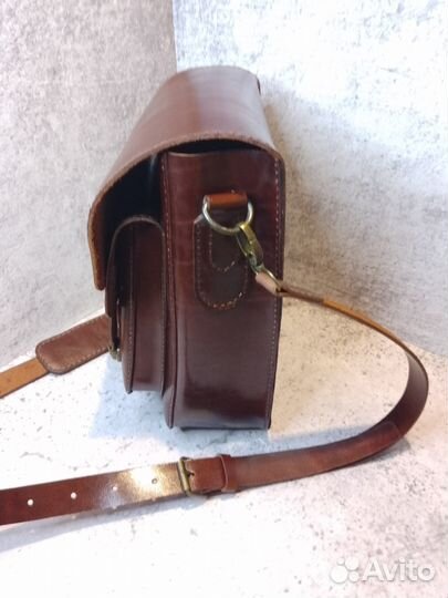 Сумка мужская кожаная ручной работы
