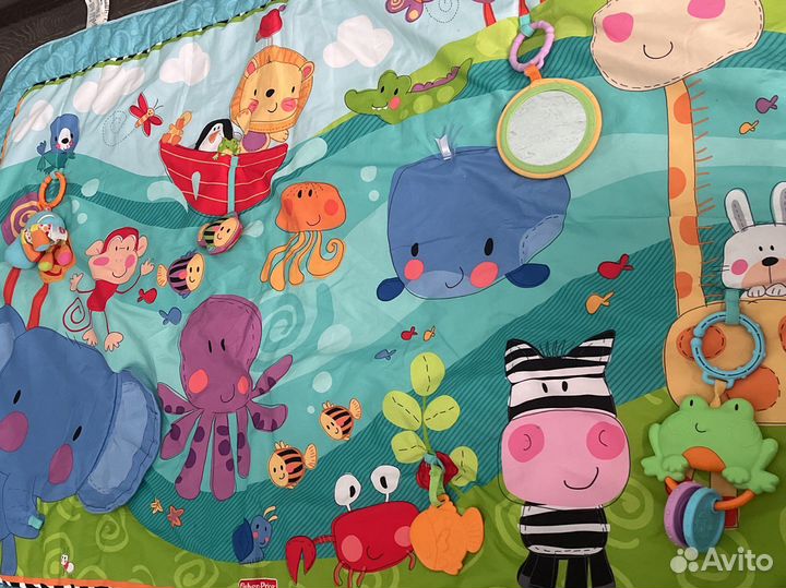 Ходунки, погремушки, развивающий коврик