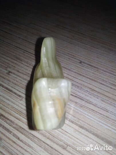 Фигурка собачки из природного камня СССР