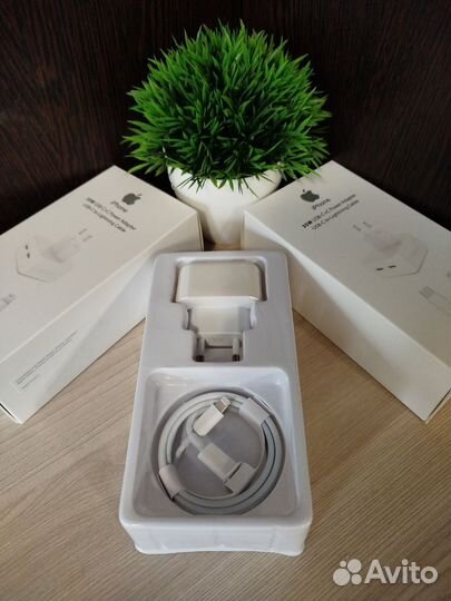 Быстрая зарядка для iPhone 35W Apple + Провод