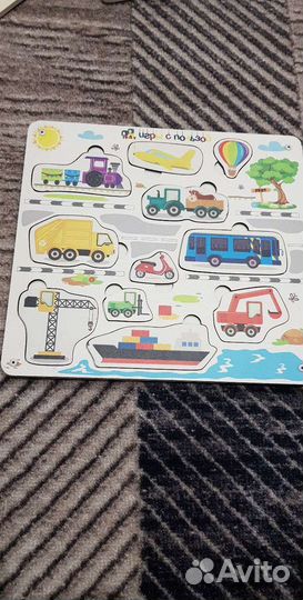 Развивающие деревянные игрушки пакетом