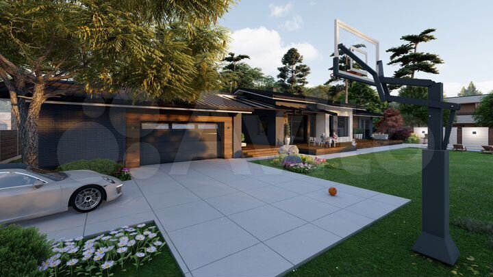 Коттедж 330 м² на участке 16 сот.