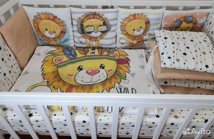 Бортики в детскую кроватку