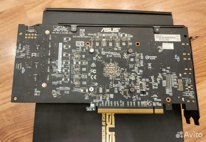 Видеокарта asus RX580-4G-M