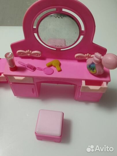 Мебель спальня для домика Барби