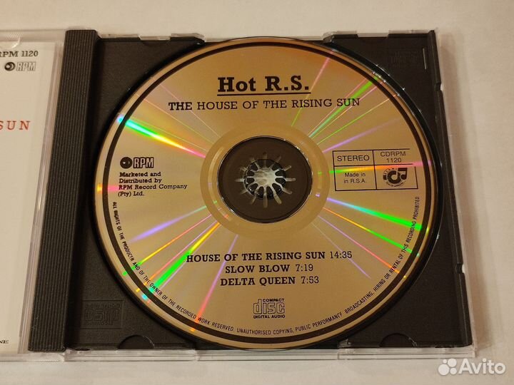 Cd Hot R.S. - The House Of The Rising Sun