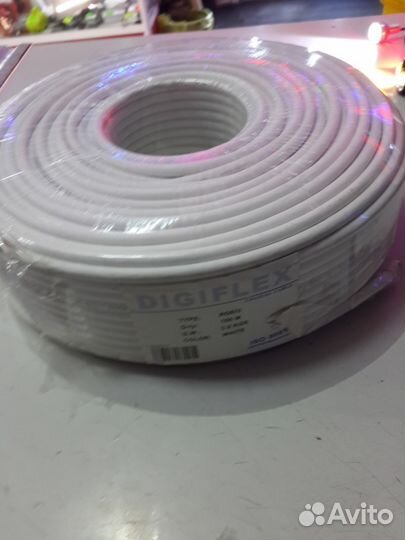 Кабель телевизионный RG 6U 1м