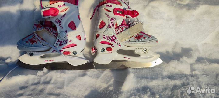Коньки детские раздвижные 27 30 размер