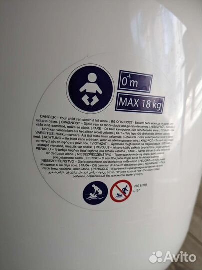 Ванночка для купания с горкой