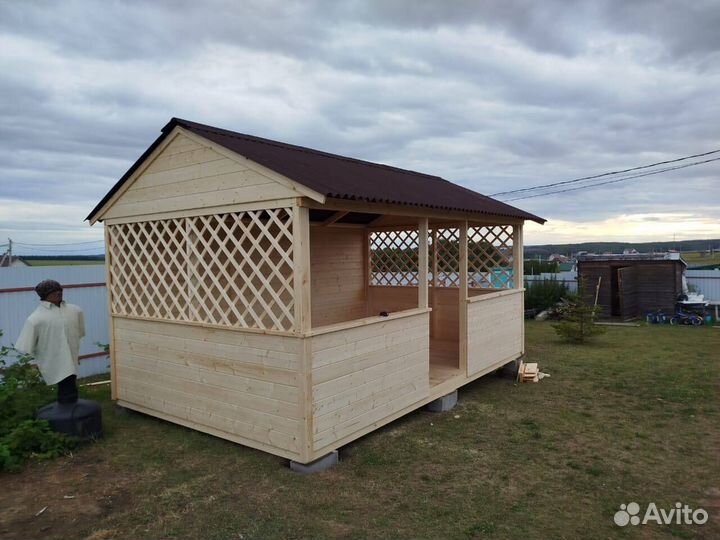 Беседка дачная. Сборка бесплатно
