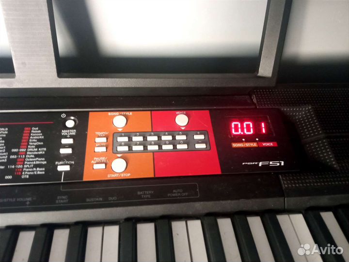 Синтезатор yamaha psr f51