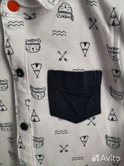 Рубашка летняя детская 86