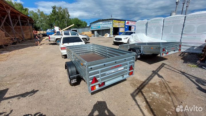 Прицеп 01.024 с высоким бортом Н470мм.Запчасти