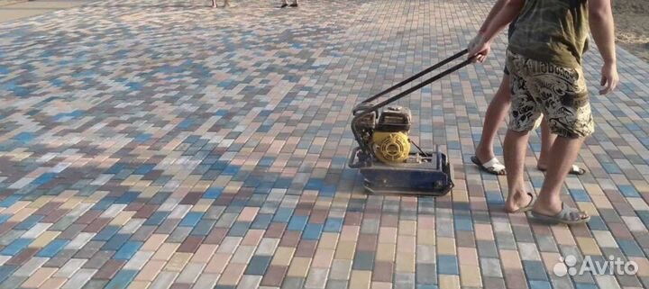 Укладка брусчатки