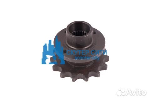 Звезда ведущая (530-14T) L60мм со ступицей тормоз