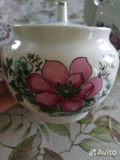 Чайный сервиз Пролетарий, предметно, фарфор СССР