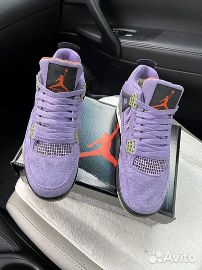 Jordan 4 Canyon Purple р.41-46 зима/шерсть