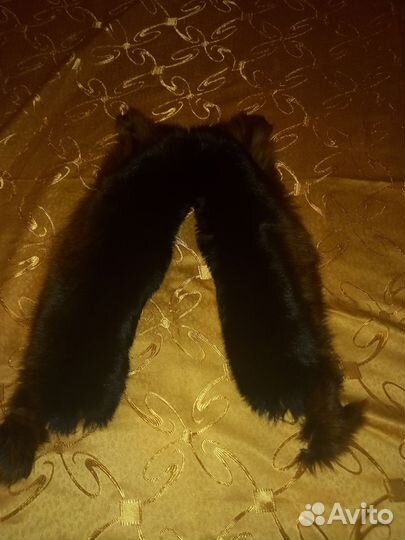 Меховой воротник крашенный песец