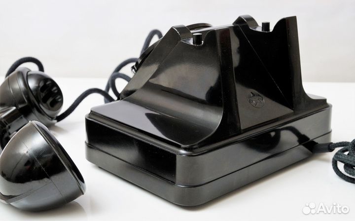 Карболитовый дисковый телефон тан-6, СССР, 1966 г