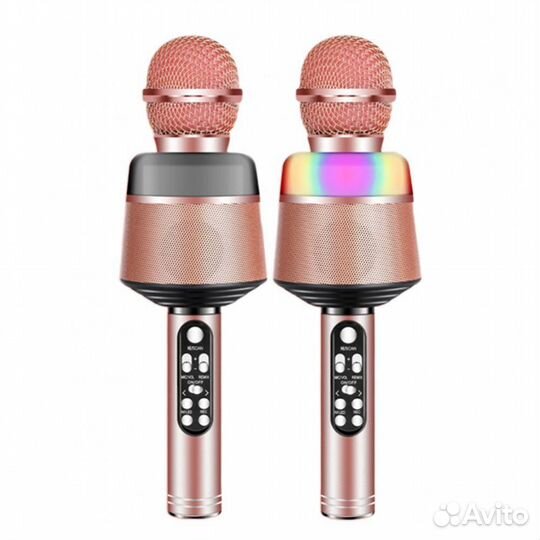 Беспроводной микрофон караоке с колонкой Q008