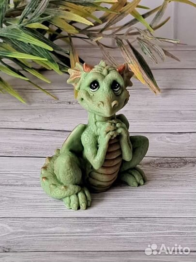 Фигурка из мыла Дракон, мыло ручной работы