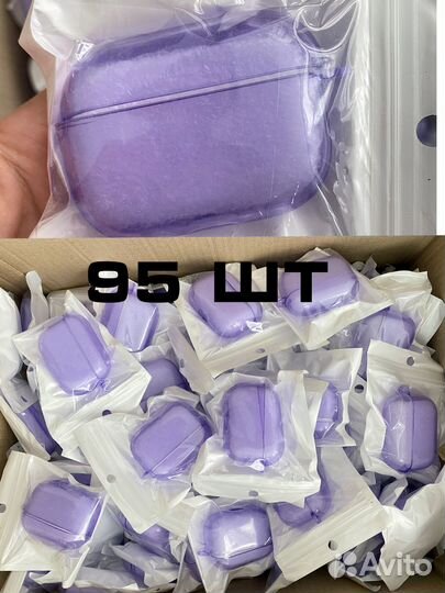 Силиконовые чехлы на наушники airpods pro оптом