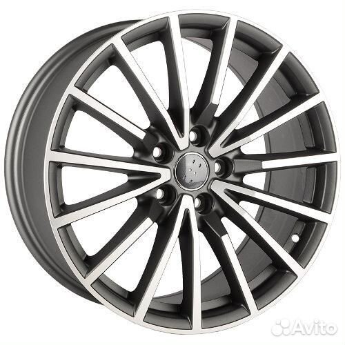 Powcan 5246 8x18 5x112 ET 35 Dia 66.5 (Gun Polish)