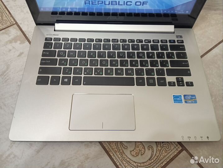 Быстрый asus Core i7 3517u ssd 14дюймов