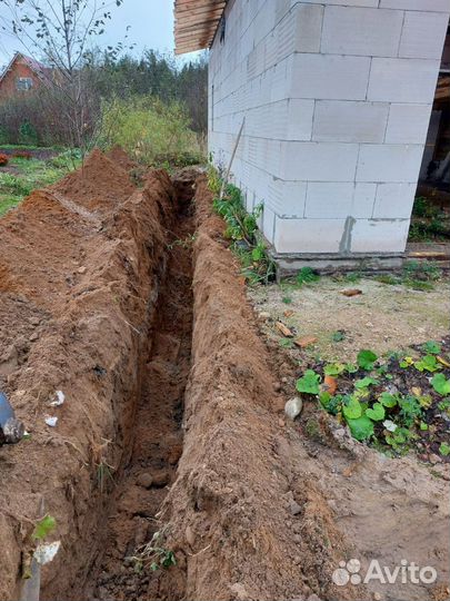 Услуги мини экскаватора копка земляные работы