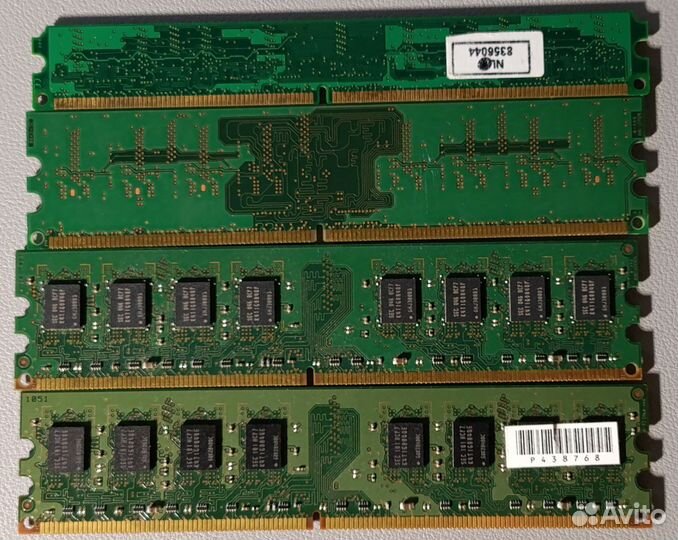 Оперативная память DDR 2 - разная