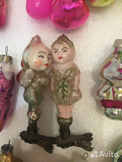 Елочные игрушки ссср,Чиполлино, прищепки, сказка