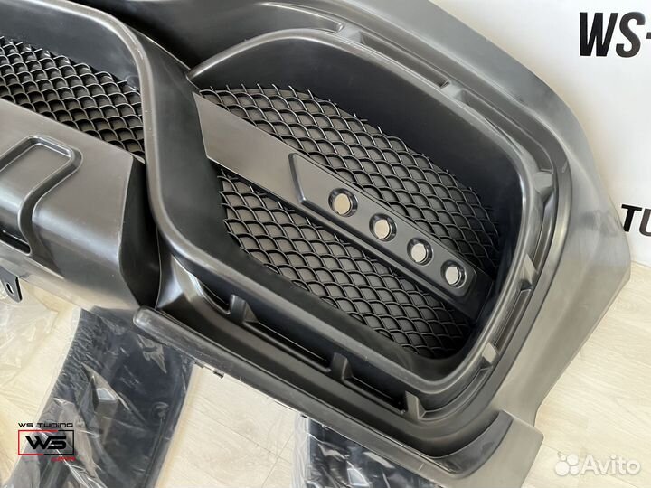 Бампер передний wald Toyota Hilux 2015 + B598