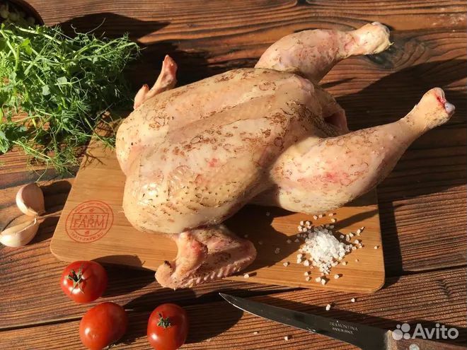 Мясо домашнего бройлера вес от 2 до 3.5 кг.без гмо