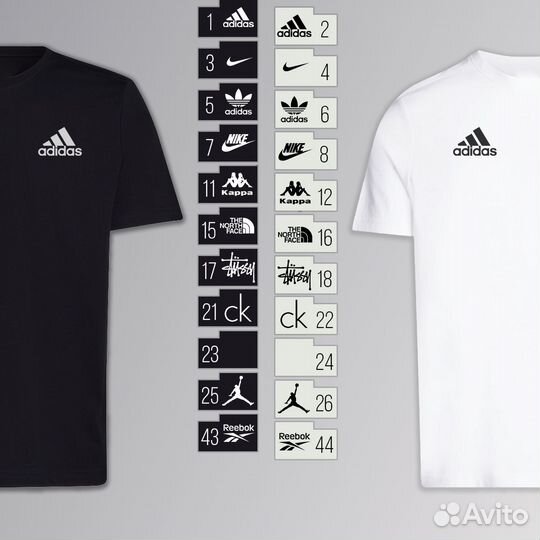 Футболки малый опт CK черн 50