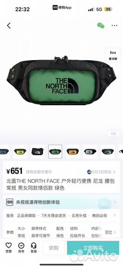 Поясная сумка the north face