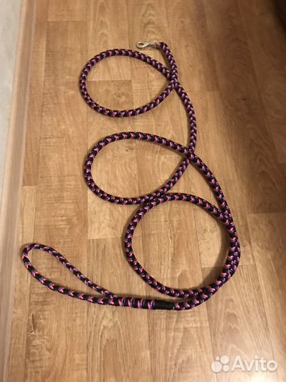 Ошейники и поводки для собак из паракорда и шнура