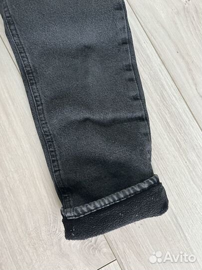 Джинсы теплые 116 см