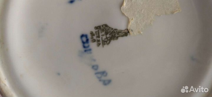 Ваза для цветов гжель