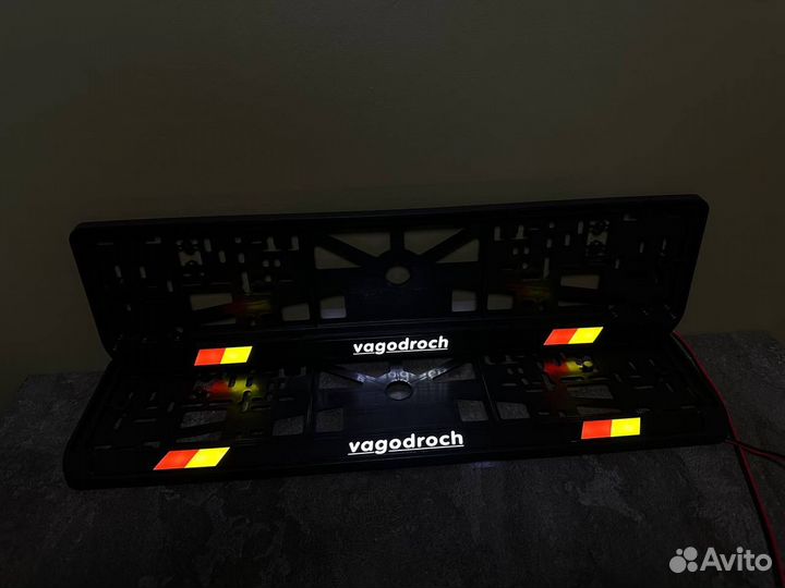 Номерная led рамка с вашим дизайном