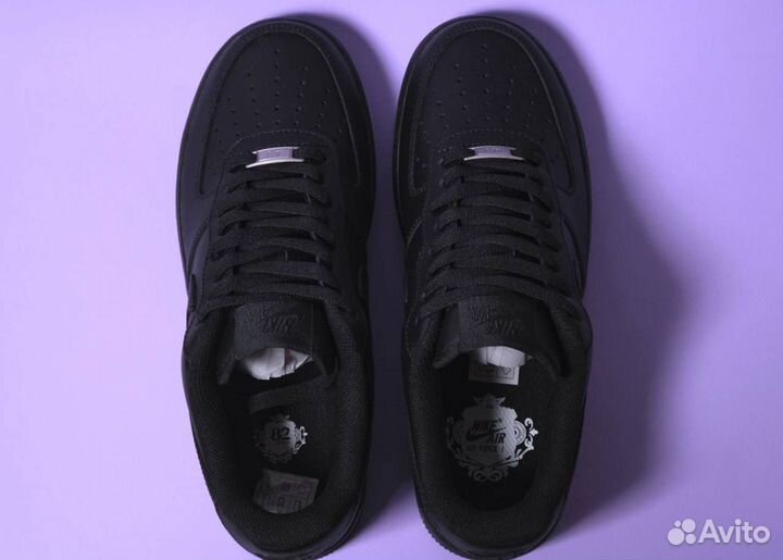 Nike Air Force 1 Black 36-46 Оригинальное качество