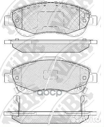 Колодки торм.пер. honda CR-V 07