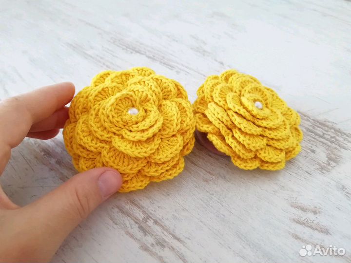 Вязаные резинки для волос